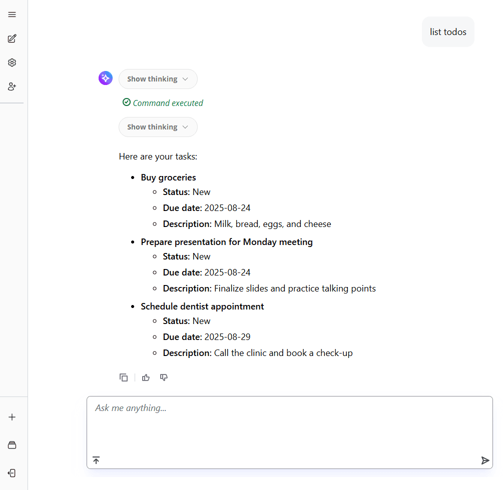 Itura app specification and generation screenshot